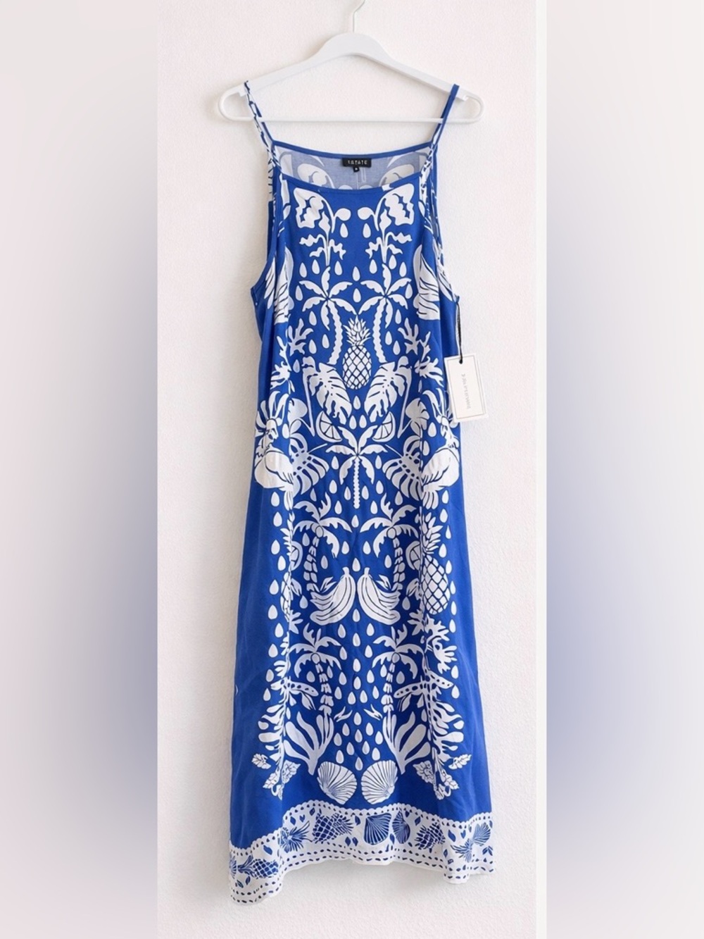 1 StateBlue & White Printed Sundress -